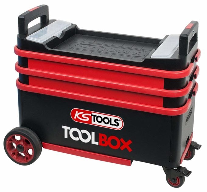 KS Tools Toolbox työkaluvaunun säätö