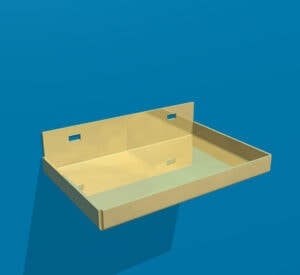 Indeco säilytysastia 250 x 100 x 15 mm