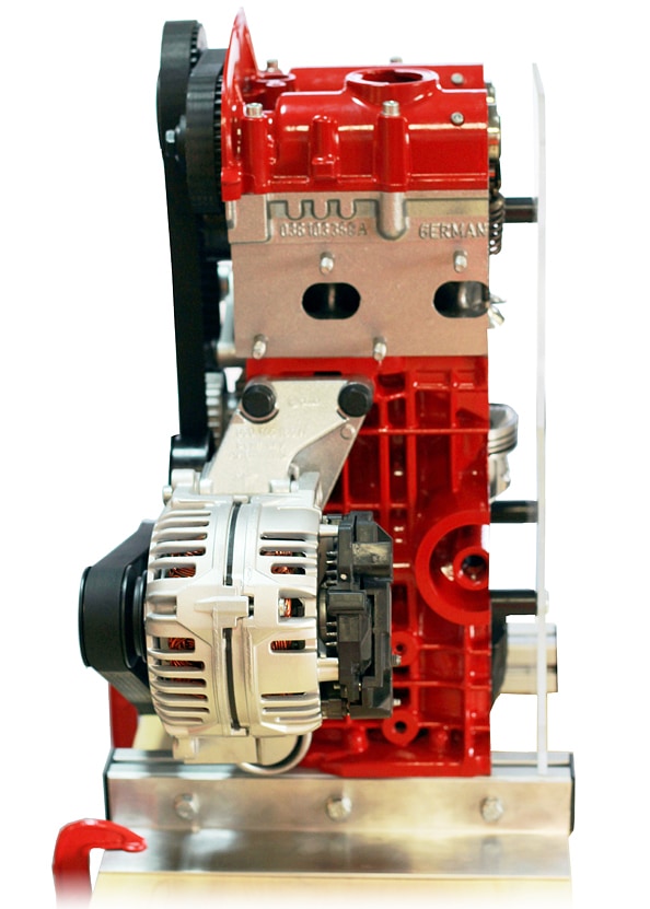 DOHC FSI bensiinimoottori sivusta