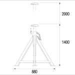 AC ABS8-1400 mittapiirros