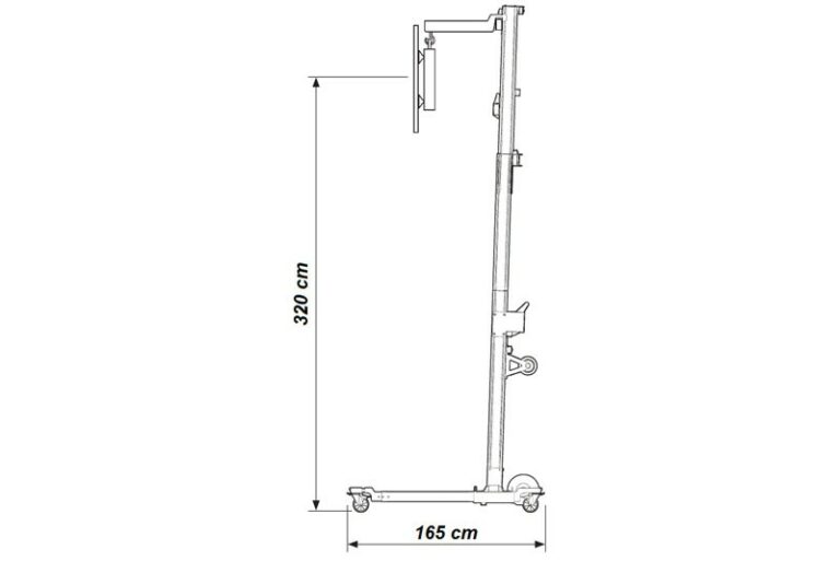 SL-350-C raskaiden tuulilasien nostin