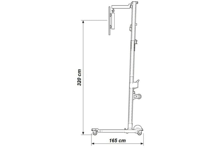 SL-350-C raskaiden tuulilasien nostin