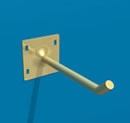 Indeco vahvistettu taivutettu kiinnike 140 mm, halkaisija 8 mm