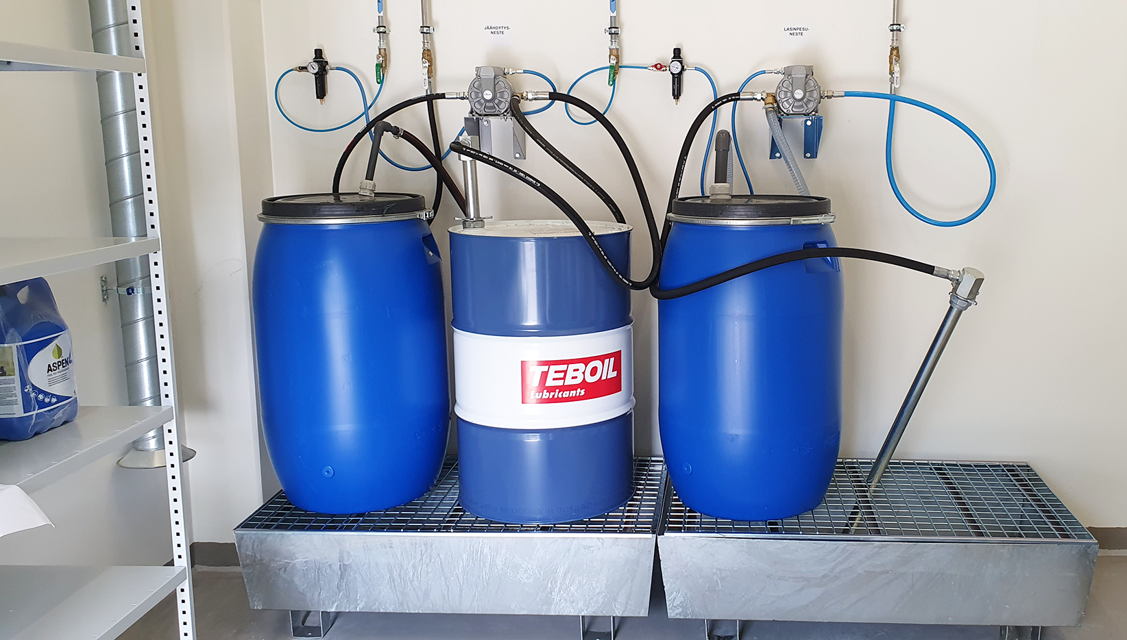 Linnanmaan paloaseman öljy- ja nestesäiliöt