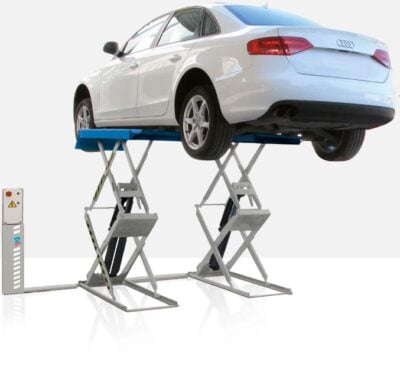 auton nosto Ravaglioli RAV540 saksinostimella