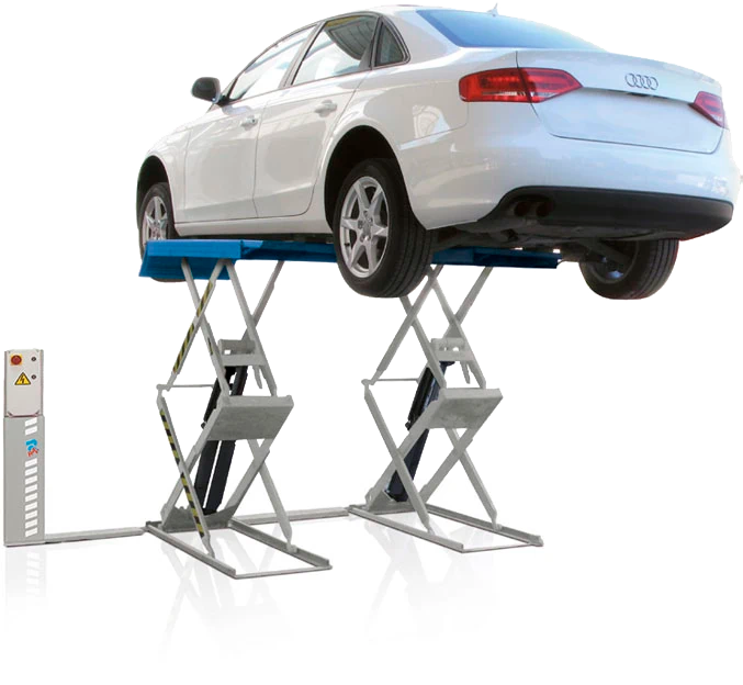 auton nosto Ravaglioli RAV540 saksinostimella