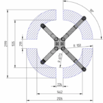 mittapiirros Nussbaum Top Lift 1.35 TLX