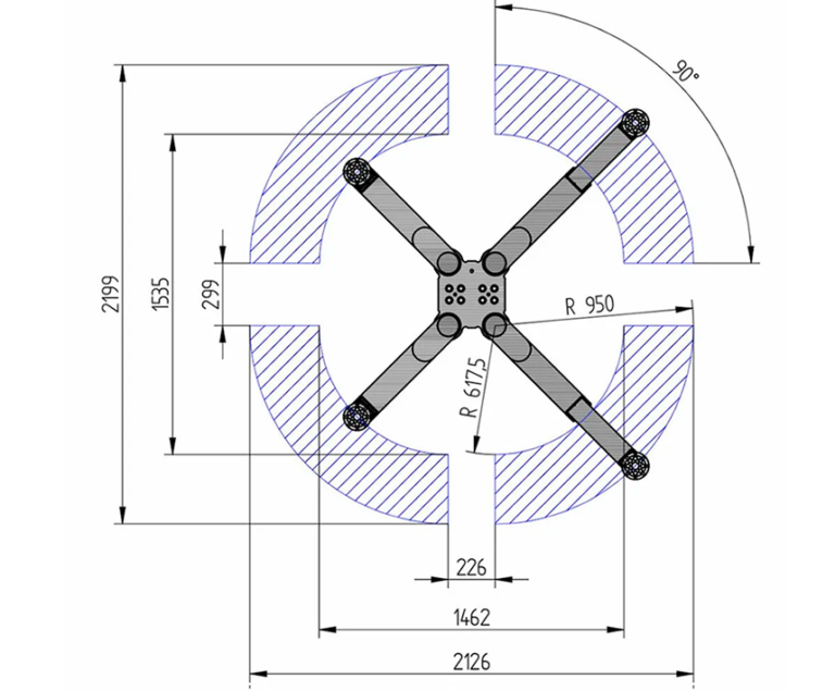 mittapiirros Nussbaum Top Lift 1.35 TLX