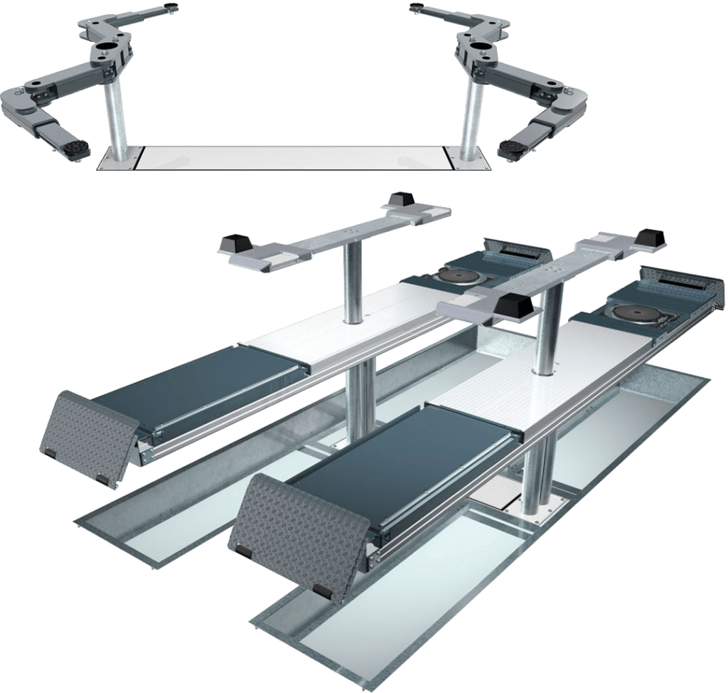 2-sylinteriset Top lift nostimet