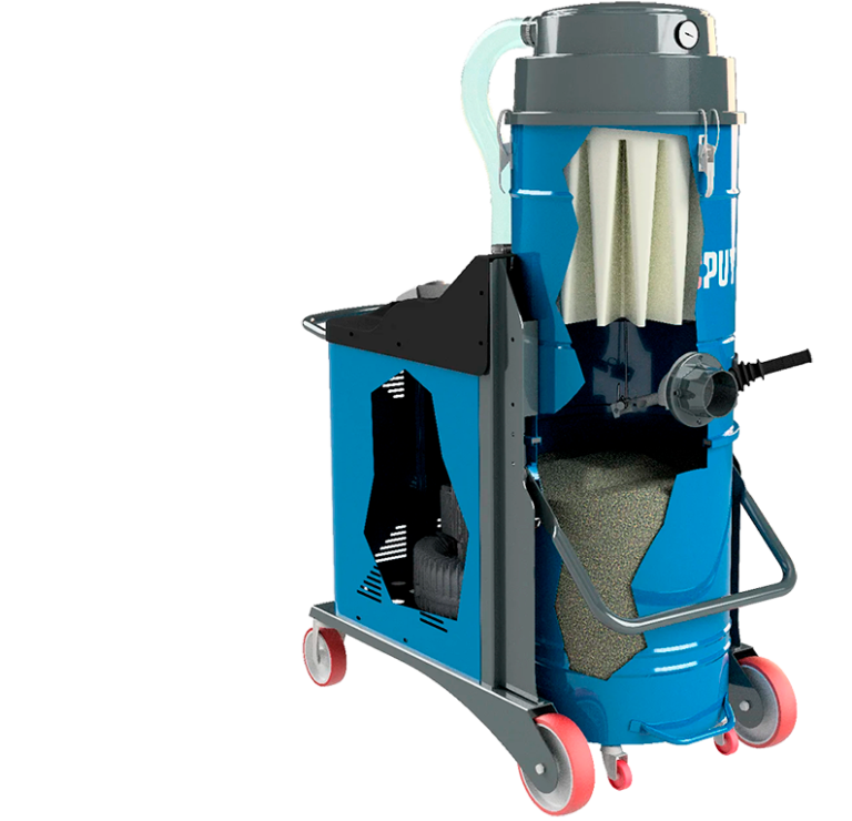 märkä- ja kuivaimurointiin Dupuy M50 imuri