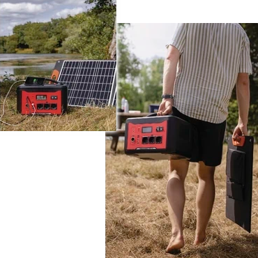 Gys Power Pack 1500 virtalähteen aurinkopaneeli