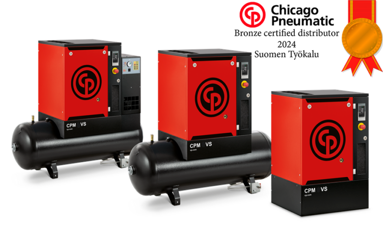 Chicago Pneumatic CPM VS ruuvikompressorit