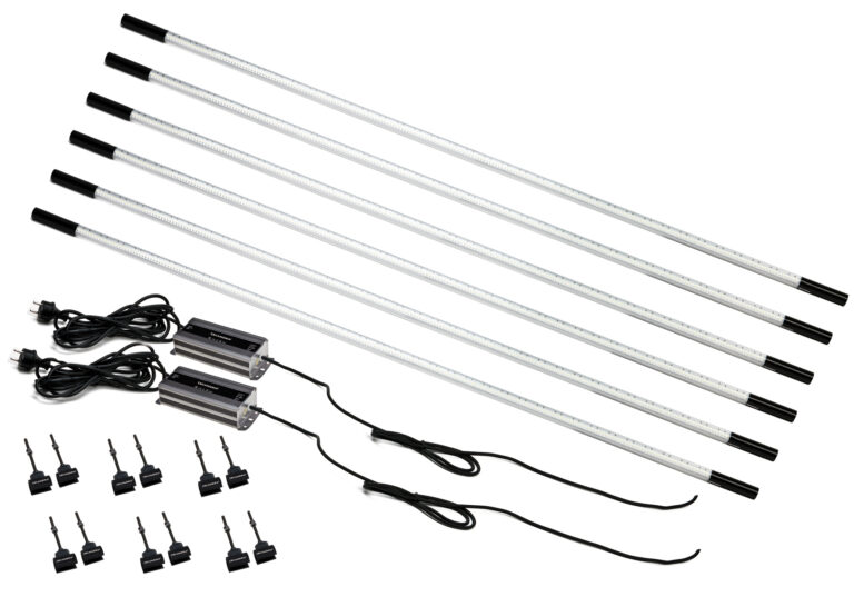 Scangrip led-valosarja kuudella valaisimella