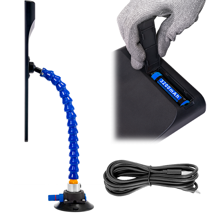 GYS akkukaäyttöisen PDR oikaisuvalaisimen ominaisuudet