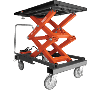 GYS vaihteisto- / akkunostin yläasentoon nostettuna