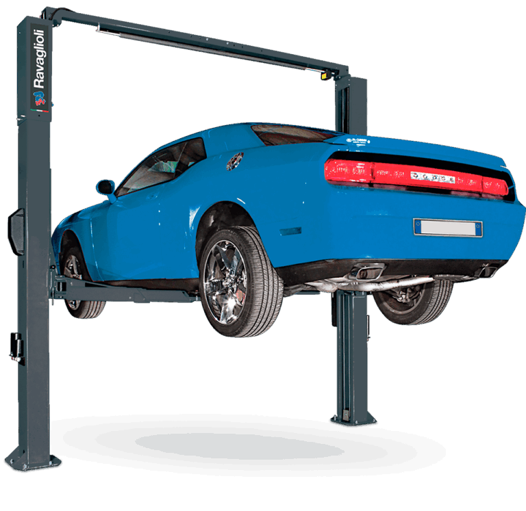 sähköhydraulinen 2-pilarinostin Ravaglioli KPH350.45