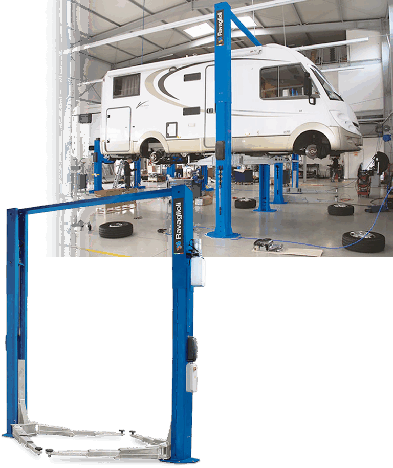 Ravaglioli KPH370 Likta nostin korjaamolla