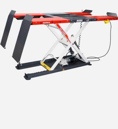 ylös nostettu Marolo MODULIFT 1400 pienkonenostin