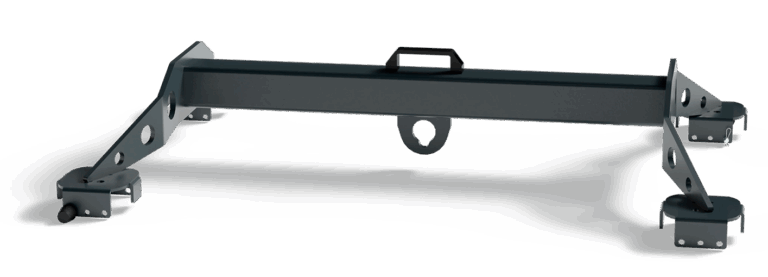 2-pilarinostimen nostotalloihin kiinnitettävä nostoteline raskaiden taakkojen, esimerkiksi akkujen nostamiseen pakkauslavalta liikuteltavalle pöydälle tai akkunostimelle.