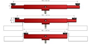 Nenab 170214 säädettävä poikkipalkki 10 t.