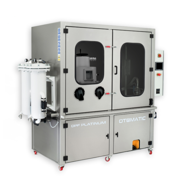 Otomatic DPF Platinum dpf pesuri kuvattuna vasemmalta