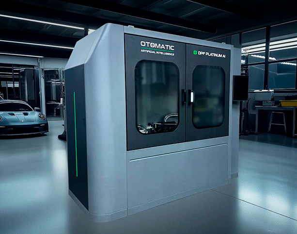DPF puhdistusjärjestelmä Otomatic Platinum AI korjaamolla