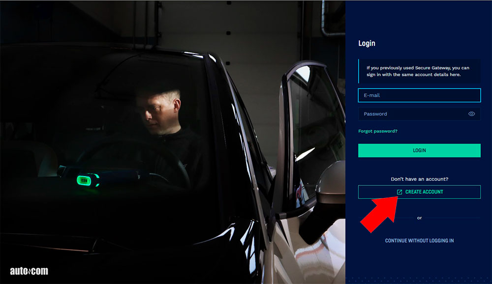 kirjautuminen CARS ja TRUCKS 2