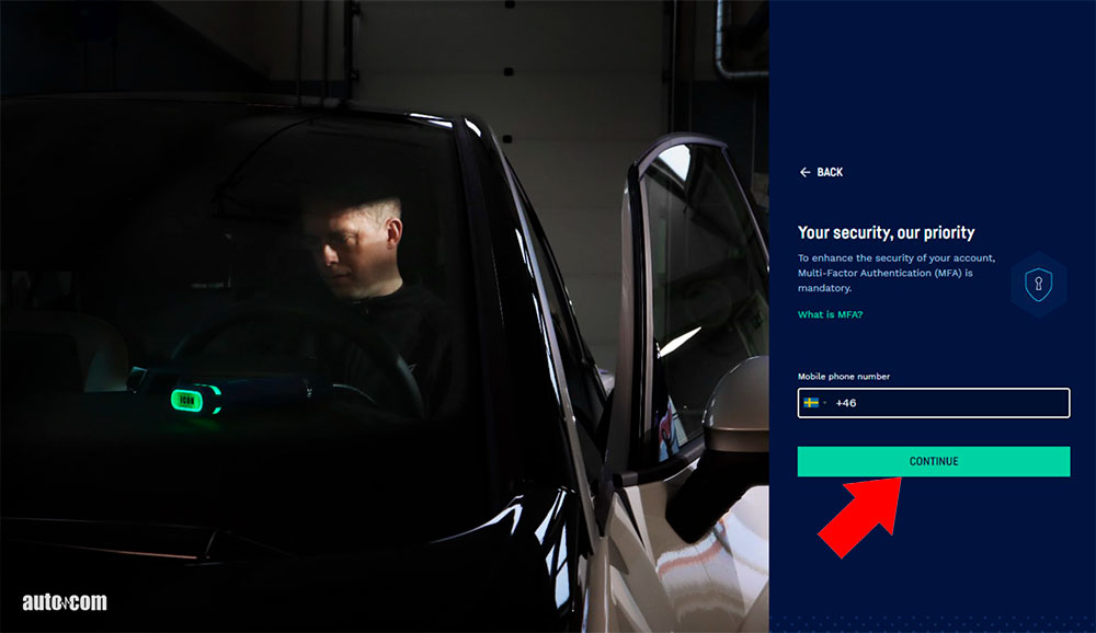 kirjautuminen CARS ja TRUCKS 2