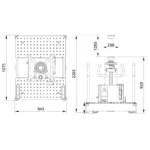 AC kuilunostin GGD150U mitoituspiirustus