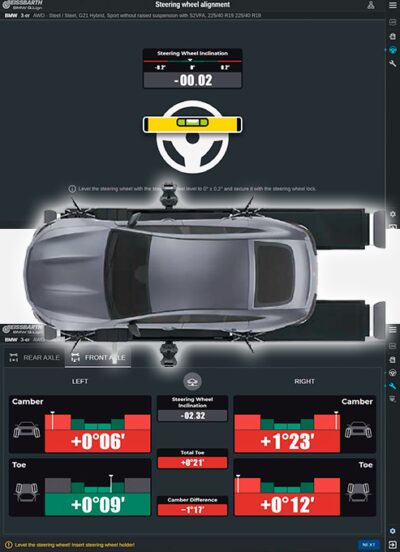 3D pyöränsuuntaus, Beissbarth BMW Q.Lign