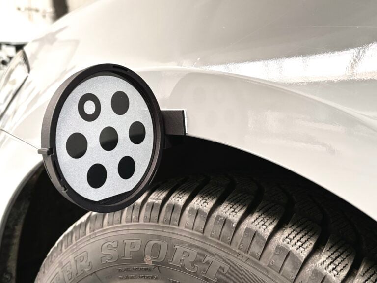 Beissbarth BMW Q.Lign 3D pyöränsuuntauslaite ajokorkeuden mittaus