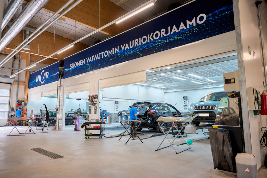 Oulun InCarin esikäsittelytila oikealta kuvattuna